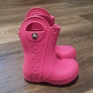 Infant Crocs Handle It Rain Boots - 7